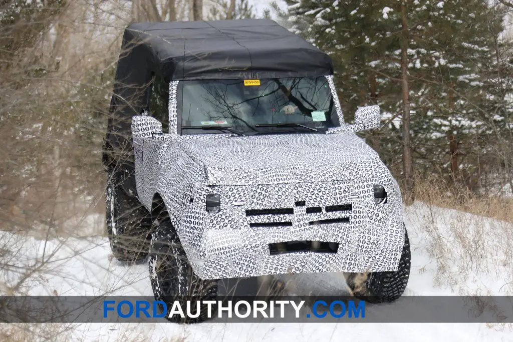 Leaked 2021 Ford Bronco Pic Shows The Top Off