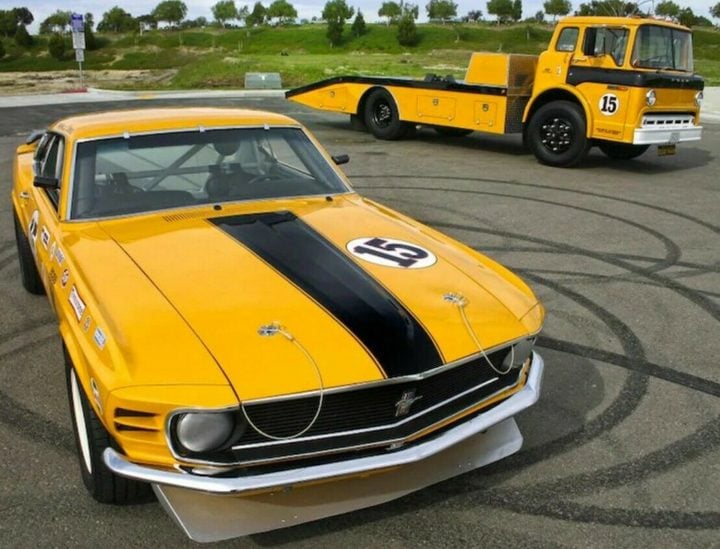 Epic 1970 Ford Mustang Boss 302 Trans Am Racer And Hauler Combo