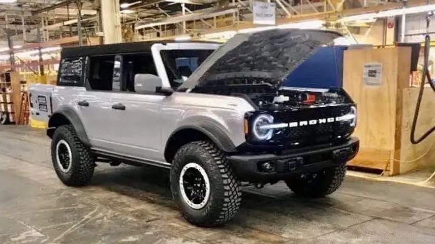 2021 Bronco 2 Door Interior