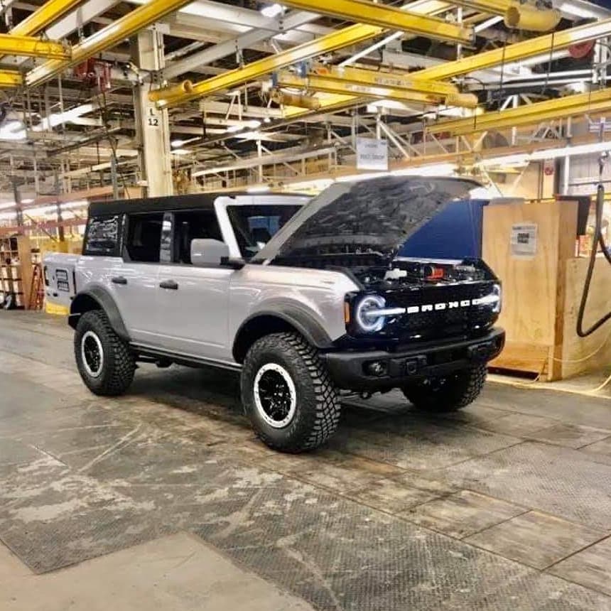 Four Door 2021 Ford Bronco Photos Leak Out Before Official Debut