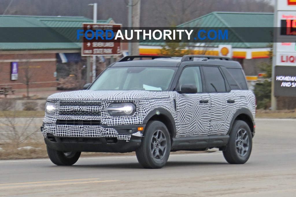 A prototype of the Ford Bronco Sport