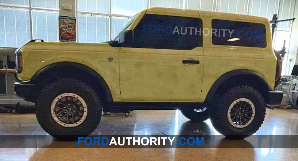 2021 Ford Bronco Two Door Leak March 2020 Yellow Ford Authority