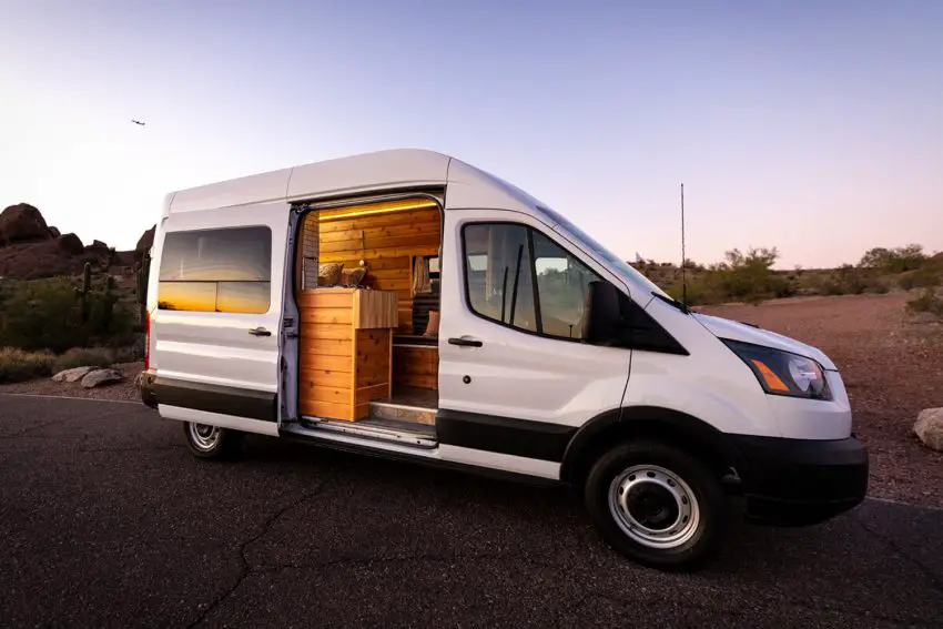 Custom ford best sale transit passenger van