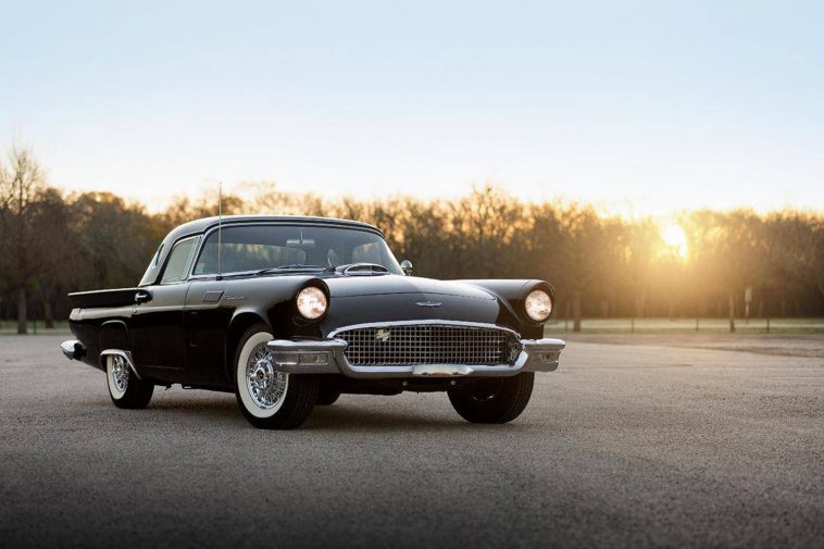 gorgeous raven black 1957 ford thunderbird e code gorgeous raven black 1957 ford