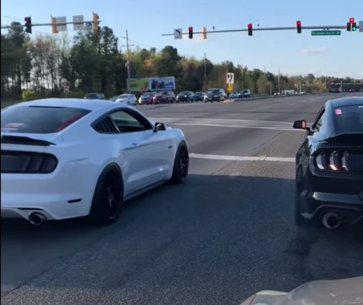 Ford Mustang Crashes In Street Race vs Dodge Challenger: Video