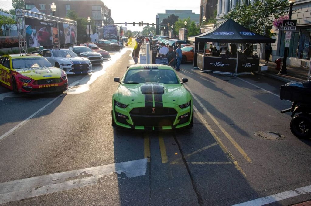 2020 Mustang Shelby GT500 at the Ford Mustang Alley during the 2019 Woodward Dream Cruise
