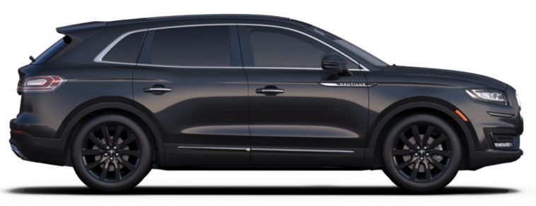 2020 Lincoln Nautilus Monochromatic Package Embraces The Dark Side