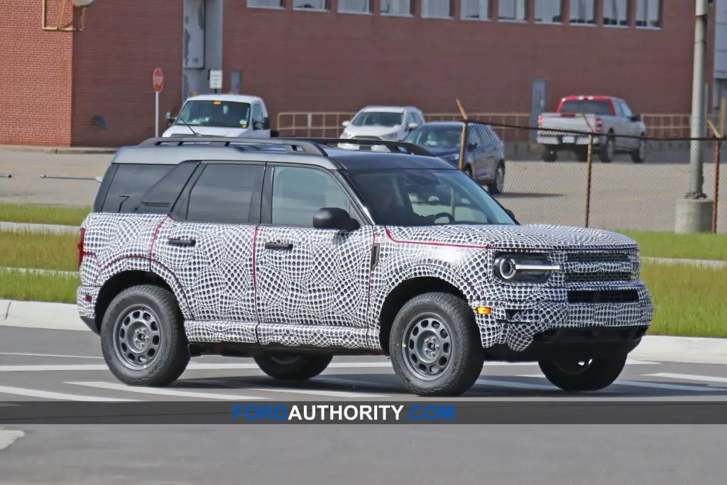 2021 Bronco Sport Badlands Spied With Steelies, Rugged Tires: Exclusive