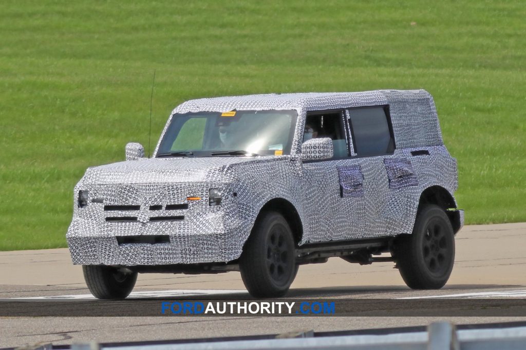 The upcoming Ford Bronco will feature four-wheel-drive when it launches in the first half of 2021