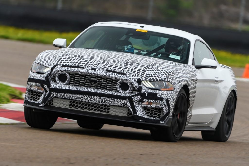 Mustang Mach 1 prototype teaser provided by Ford in May