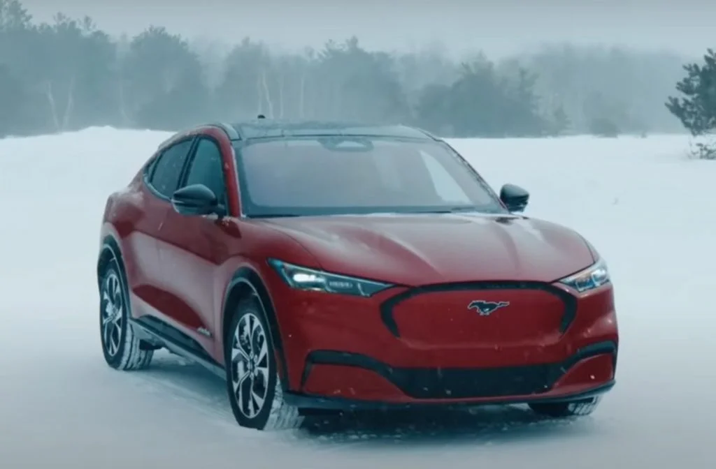 Ford Mustang Mach-E Shows Off Winter Performance Capabilities: Video