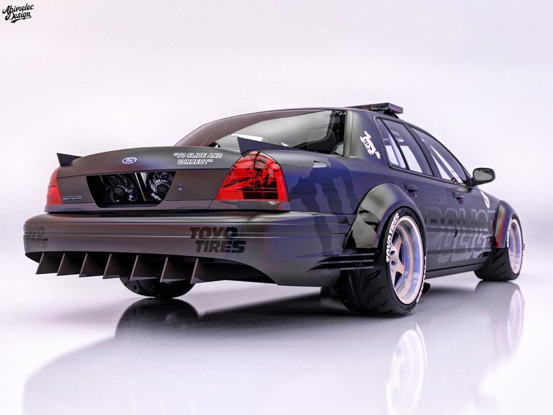 Ford Crown Victoria Hoonicop Rendering Needs To Become A Reality