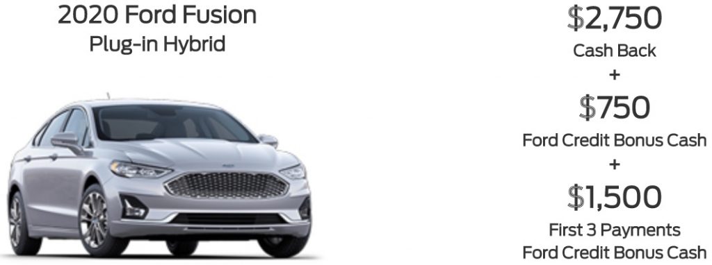 Ford Fusion Incentive May 2020