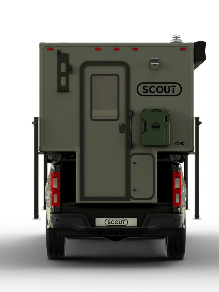 New Scout Yoho Ranger Camper Turns Mid-Size Pickup Into A Small RV ...