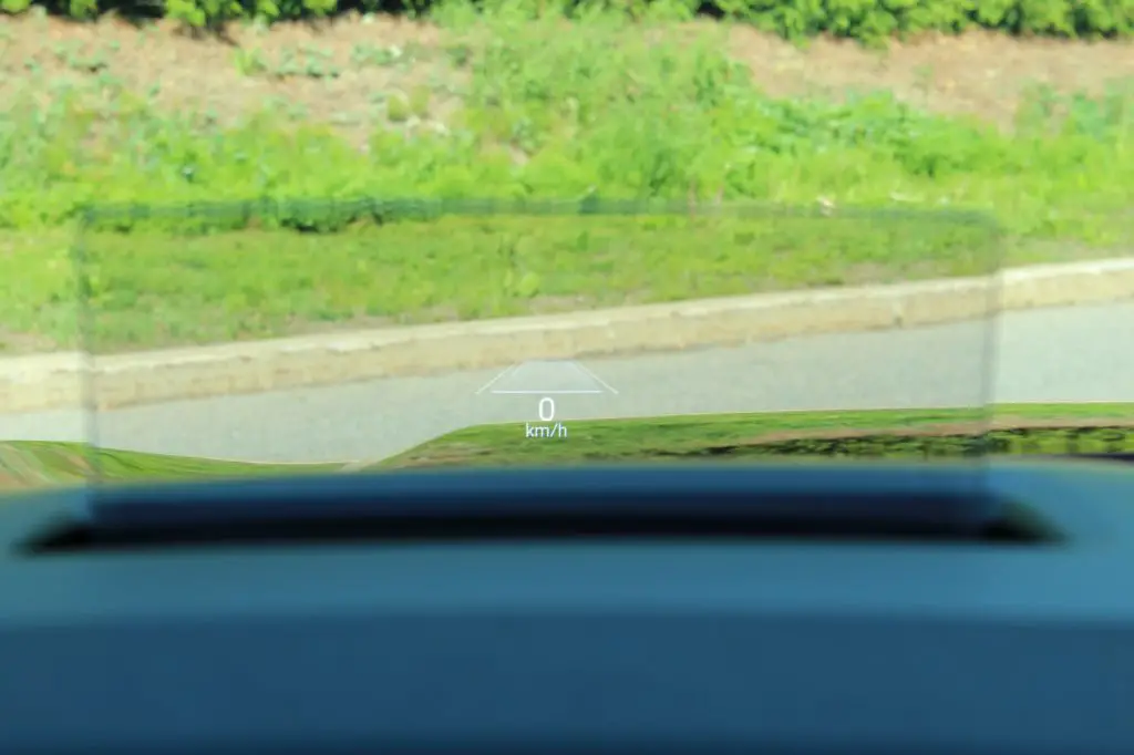 Head-up display in 2020 Ford Escape Titanium