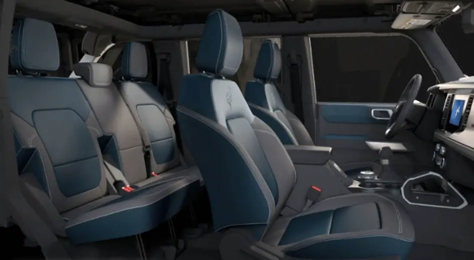 2021 Ford Bronco First Edition Navy Pier Interior Pictures Emerge