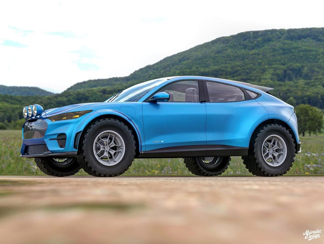 Off Road Mustang Mach E Gt Looks Ready To Rumble