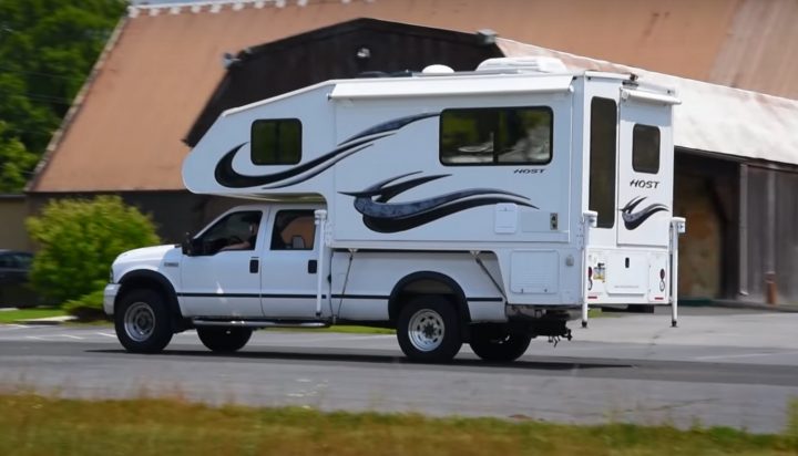 Ford F-350 Super Duty With Bed Camper Gets Hilarious Review: Video