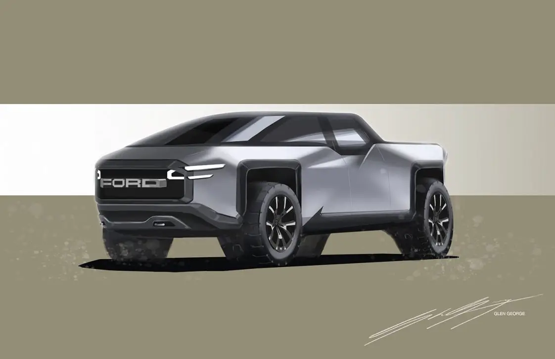 Ford EV Truck Renderings Imagine The Future Of The F-Series