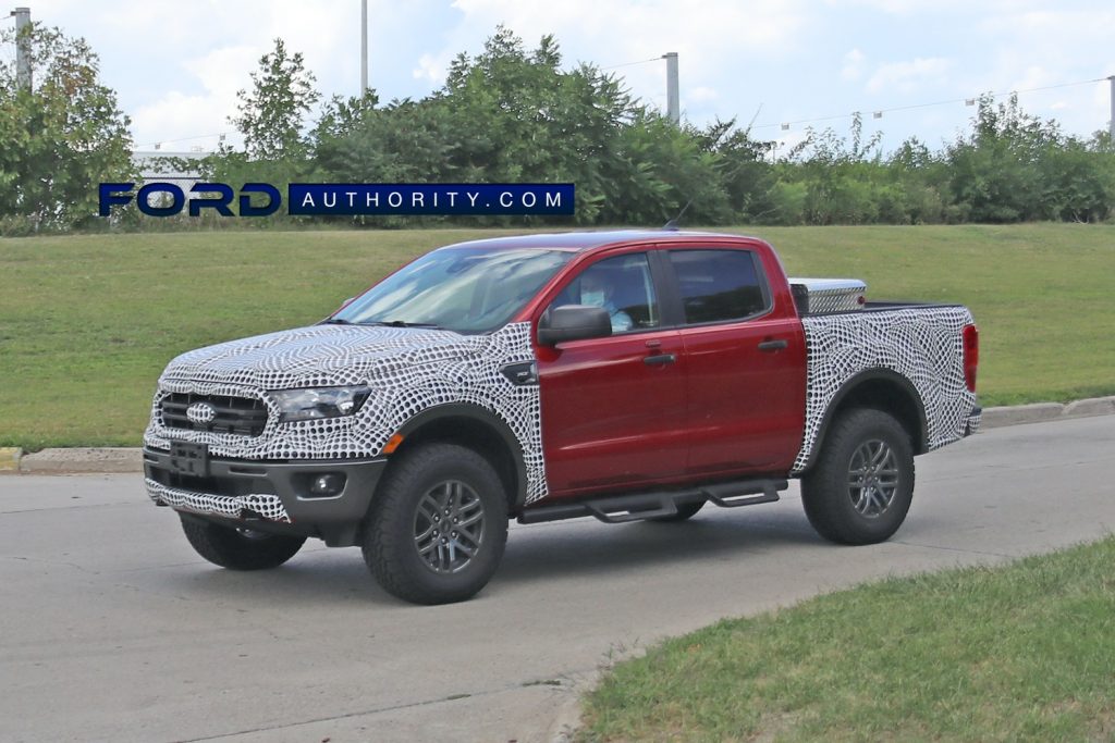 A prototype of the upcoming Ford Ranger Tremor package