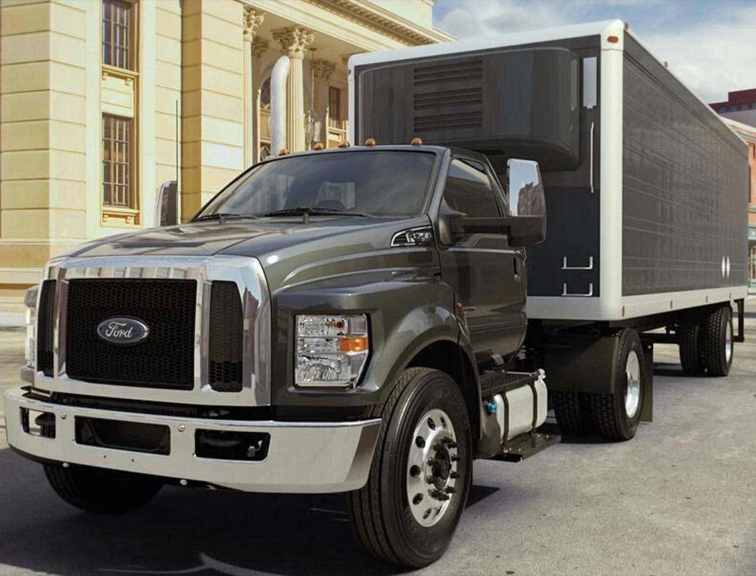 2021 Ford F 650 F 750 Get New Magnetic Gray Color First Look