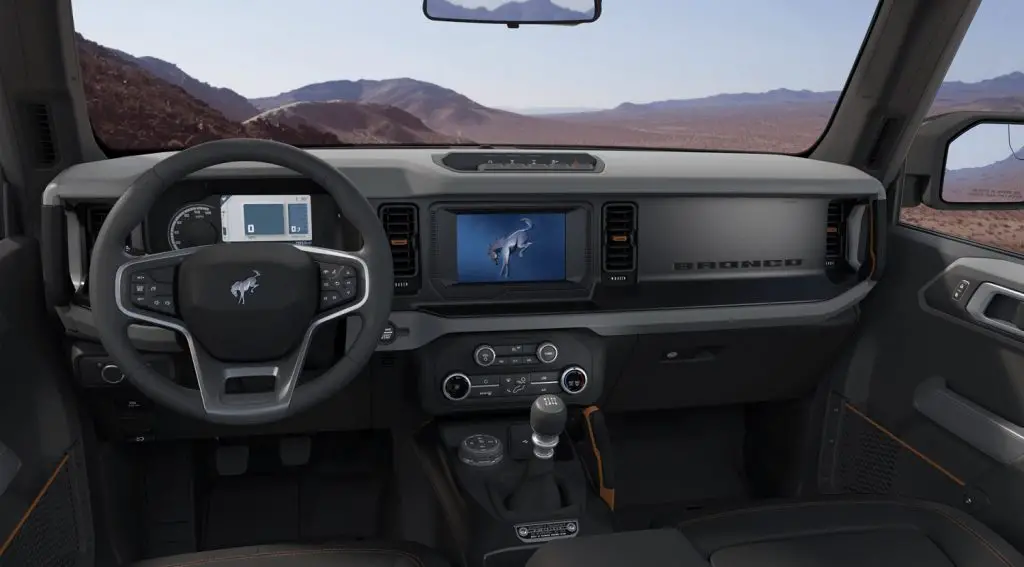 2021 Bronco Badlands And Wildtrak Will Offer One Interior Color Choice