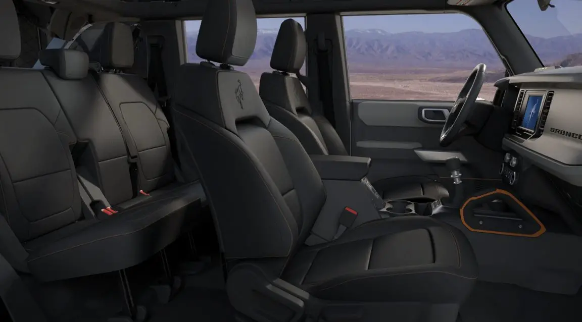 2021 Bronco Badlands And Wildtrak Will Offer One Interior Color Choice