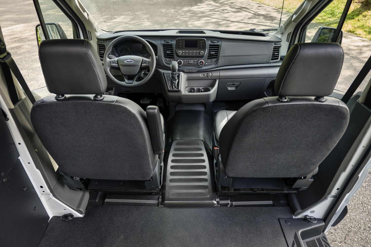 2021 ford transit passenger van interior