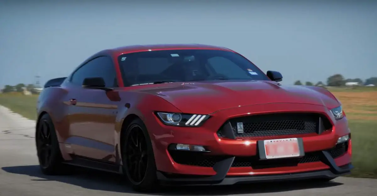 Giddy Customer Takes Delivery Of Hennessey GT350 HPE850 Video