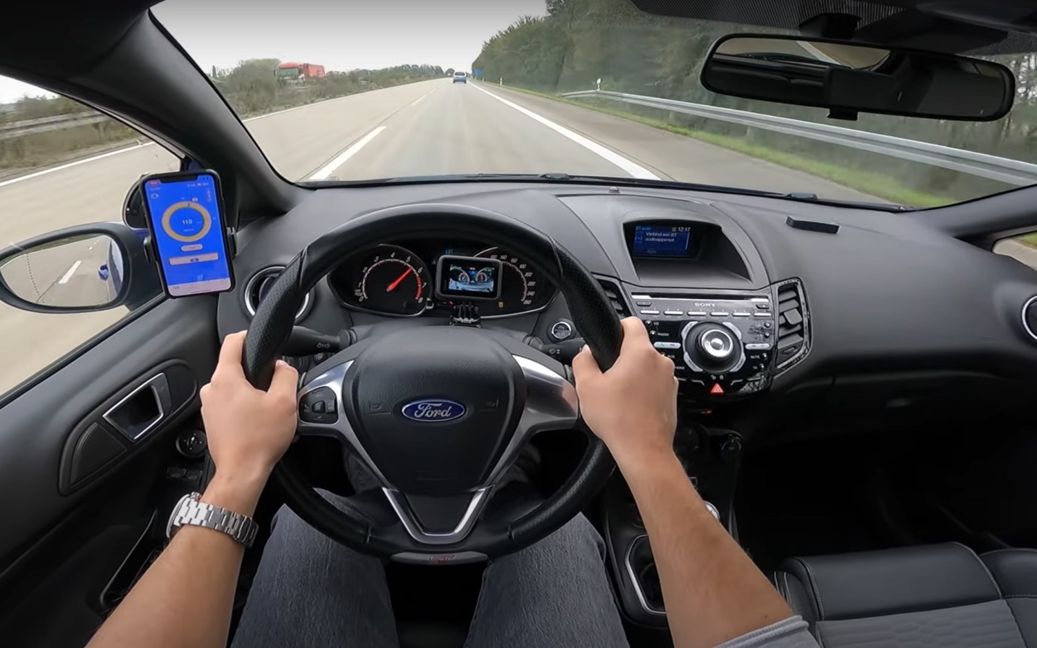 Modified 11HP Ford Fiesta ST Tears Up The Autobahn: Video