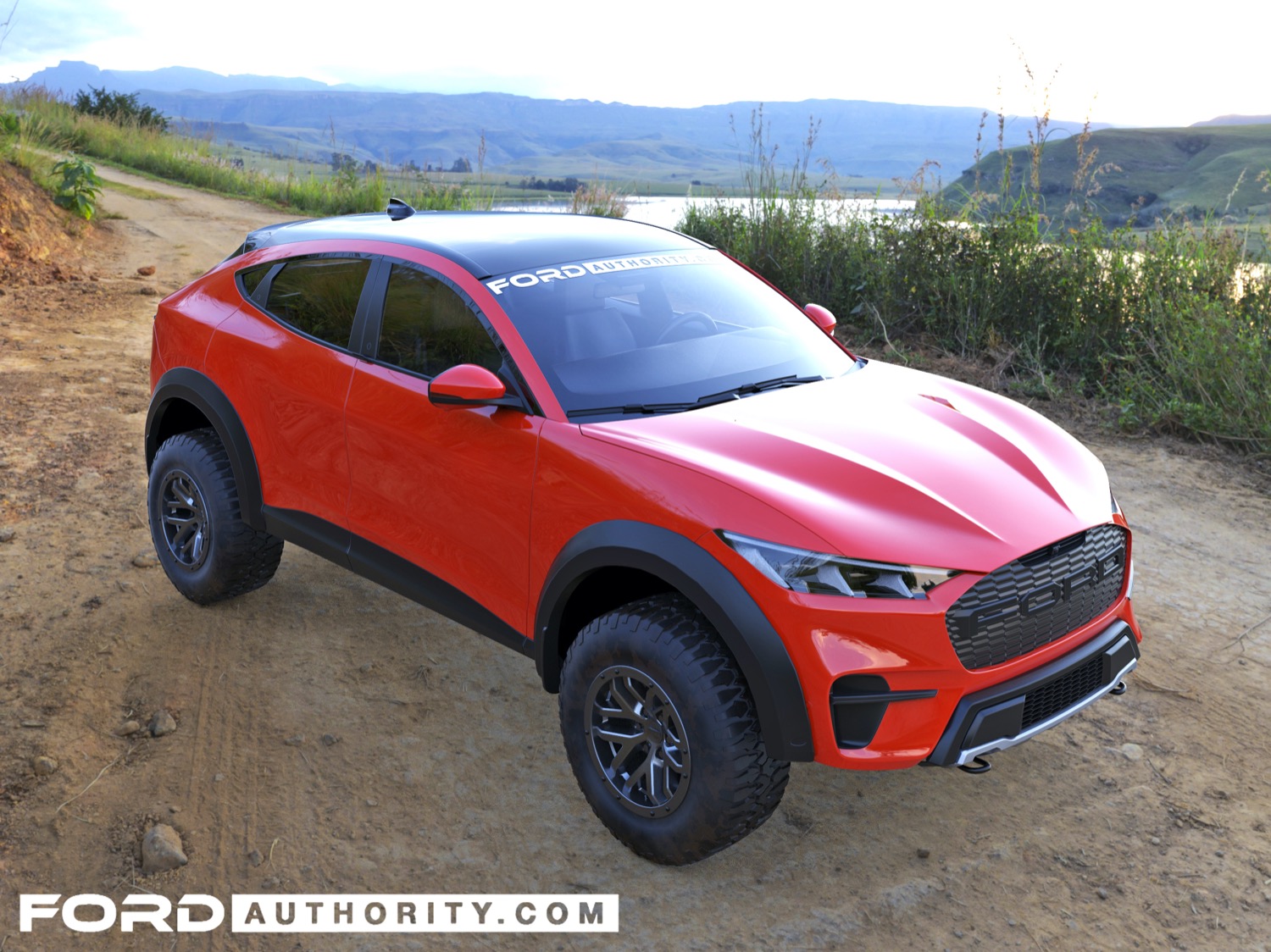 Ford Mustang Mach-E Raptor Rendered As A Fun Electrified Off-Roader