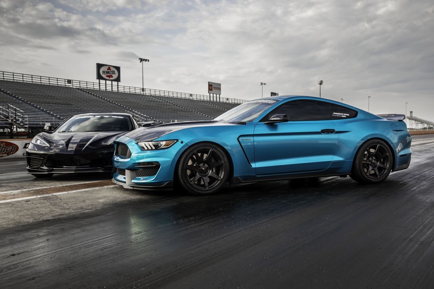 Supercharged Shelby GT350 Takes On C8 Corvette In Close Race: Video