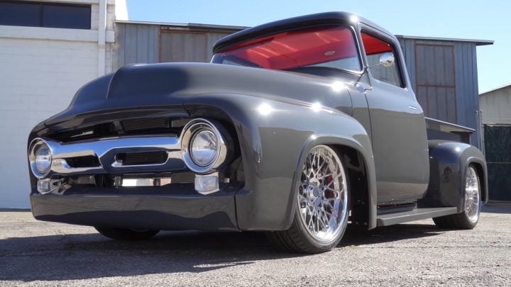 1956 Ford F-100 Restomod Runs On Coyote Power: Video