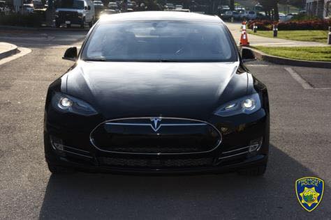 tesla police car costs more than ford but operational costs lower