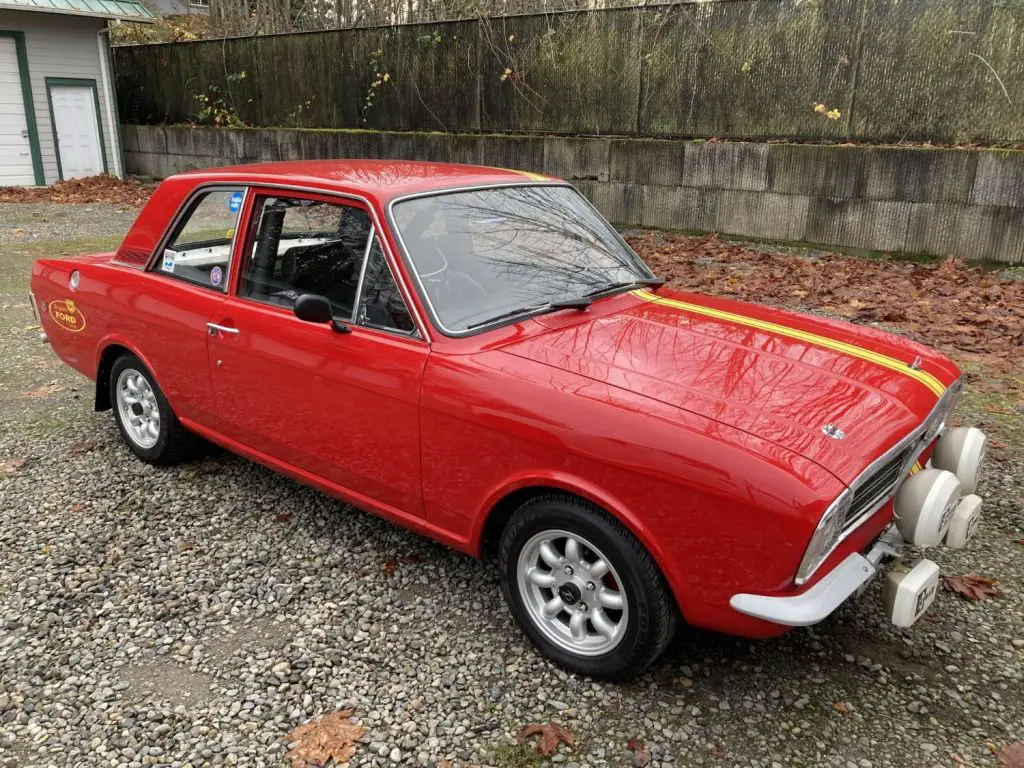 1967 Ford Cortina GT MK II Is Packing Focus SVT Power Underhood