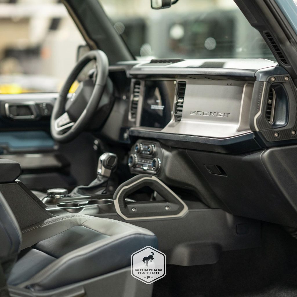 2021 Ford Bronco First Edition Navy Pier Interior Pictures Emerge