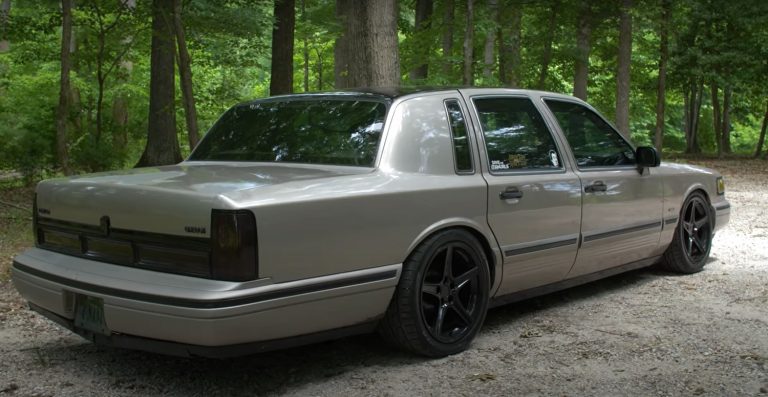 Manual Transmission-Swapped Lincoln Town Car Really Rips: Video