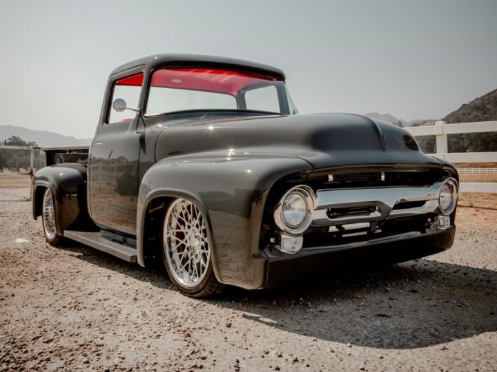 Coyote-Powered 1956 Ford F-100 Is One Beautiful Brute: Video