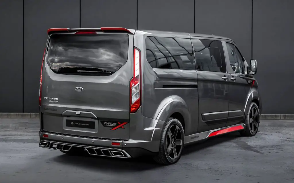 ford transit custom chrome blue