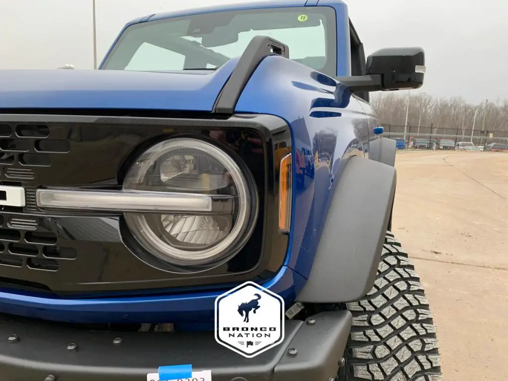 2021 Ford Bronco First Edition Gets Special Lightning Blue Paint