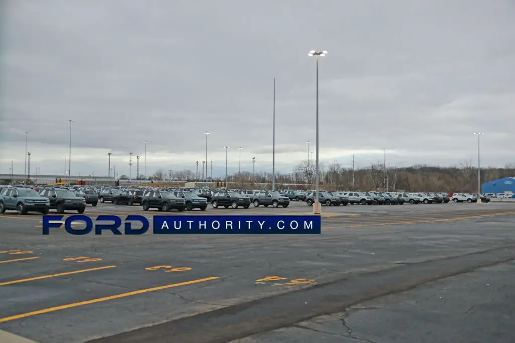 Tons of 2021 Ford Bronco Sport Models Stopped at Michigan Factory