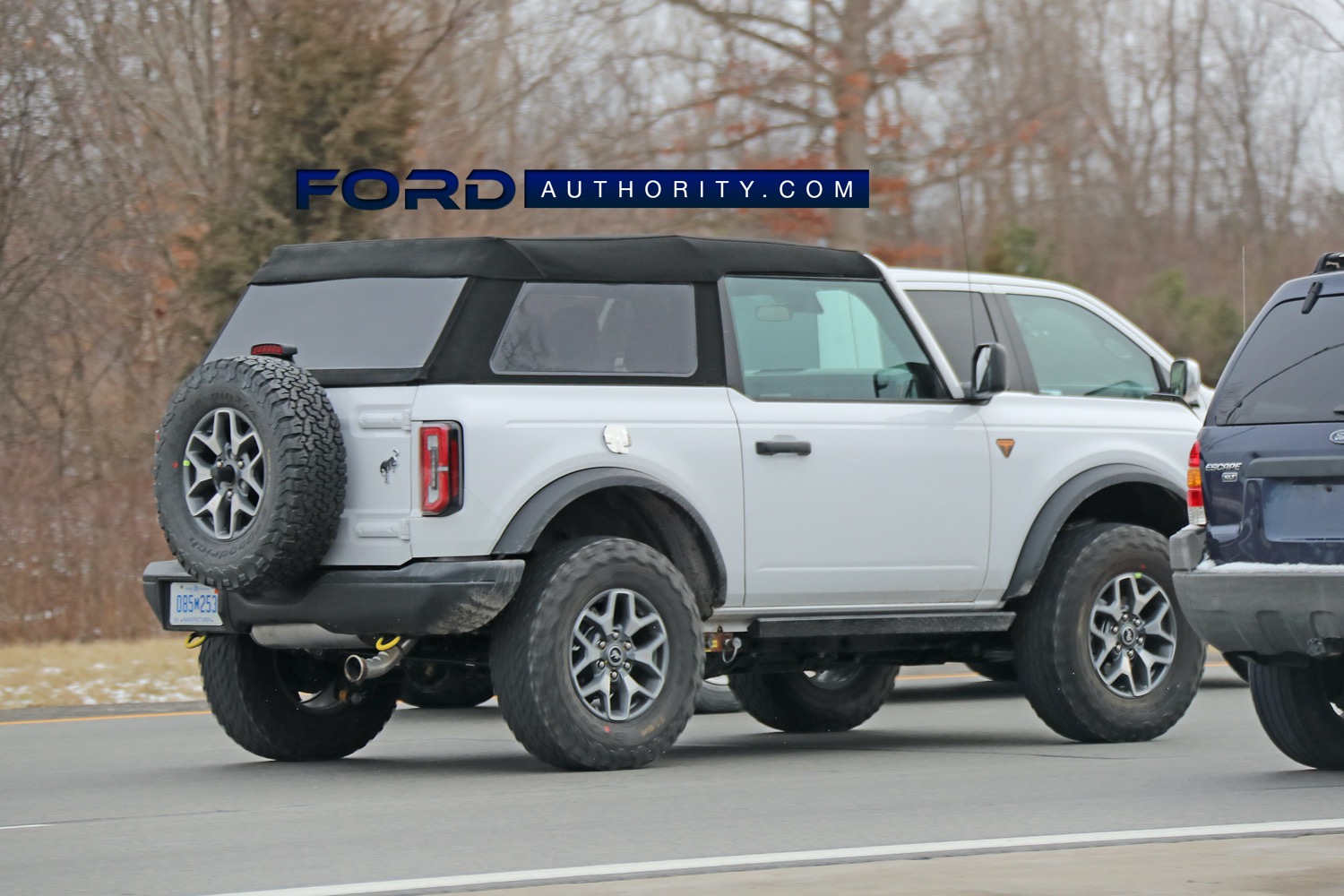 2021 Ford Bronco Two-Door Badlands With Fastback Soft Top Spotted