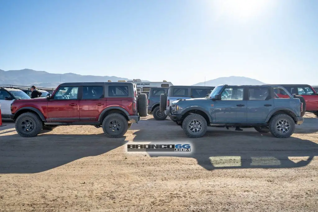 32's vs 35's vs 37's mounted on Bronco Outer Banks with 4 lift