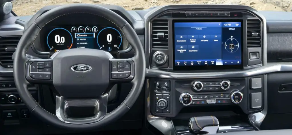 2021 Ford F150 Screen Size