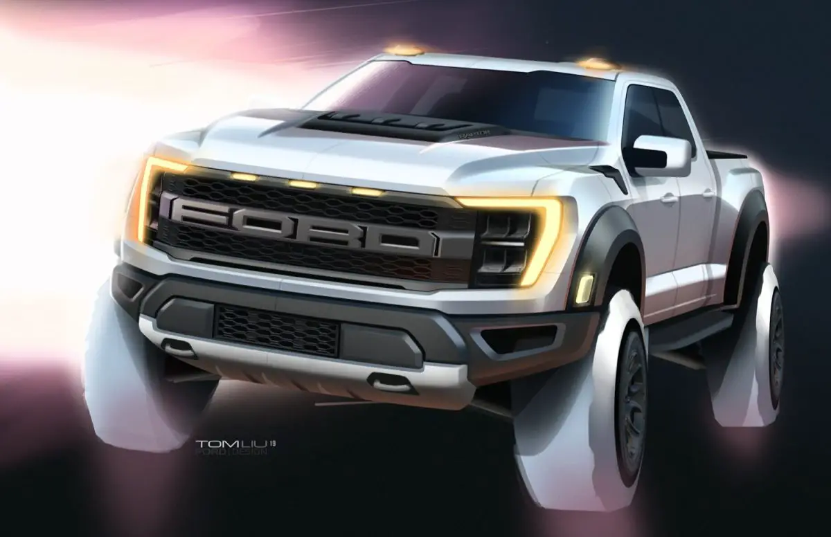 2021 Ford F-150 Raptor Design Sketches Show Off Its Aviation Inspiration