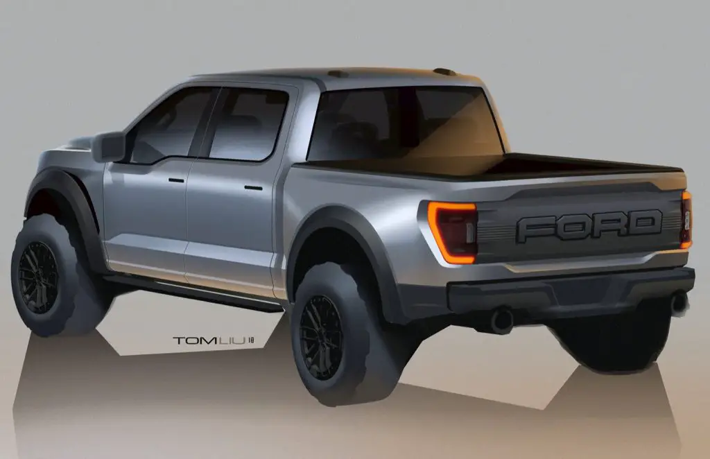 2021 Ford F-150 Raptor Design Sketches Show Off Its Aviation Inspiration