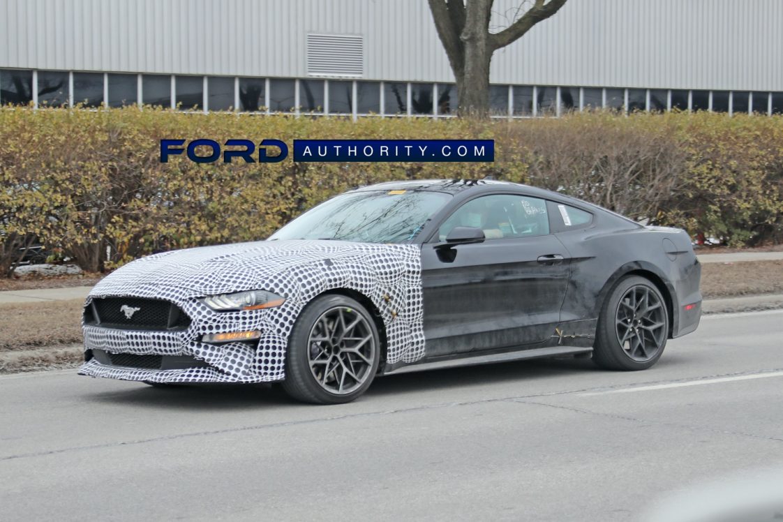 2023 Ford Mustang Mule Appears To Be Testing All-Wheel-Drive: Video