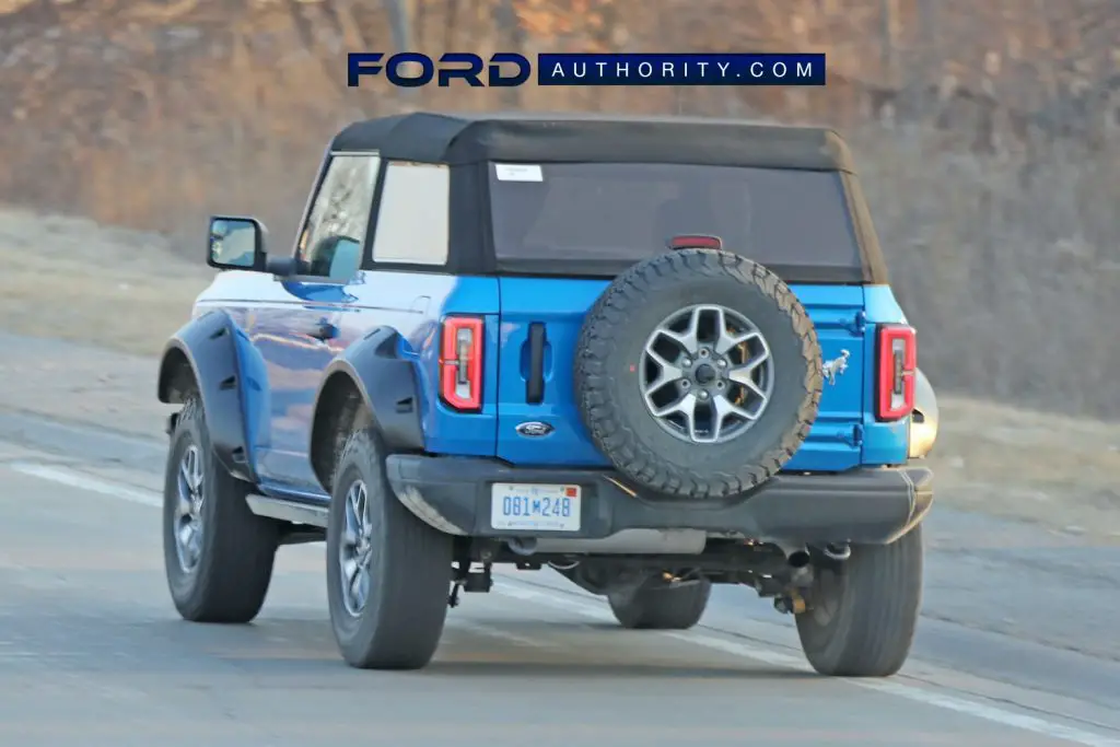 2021 Bronco Fastback Soft Top With Top Down - First Real World Photos