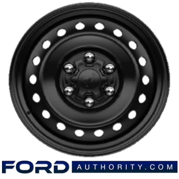 2021 Ford Bronco 17-inch Black Gloss-Painted Steel Wheels