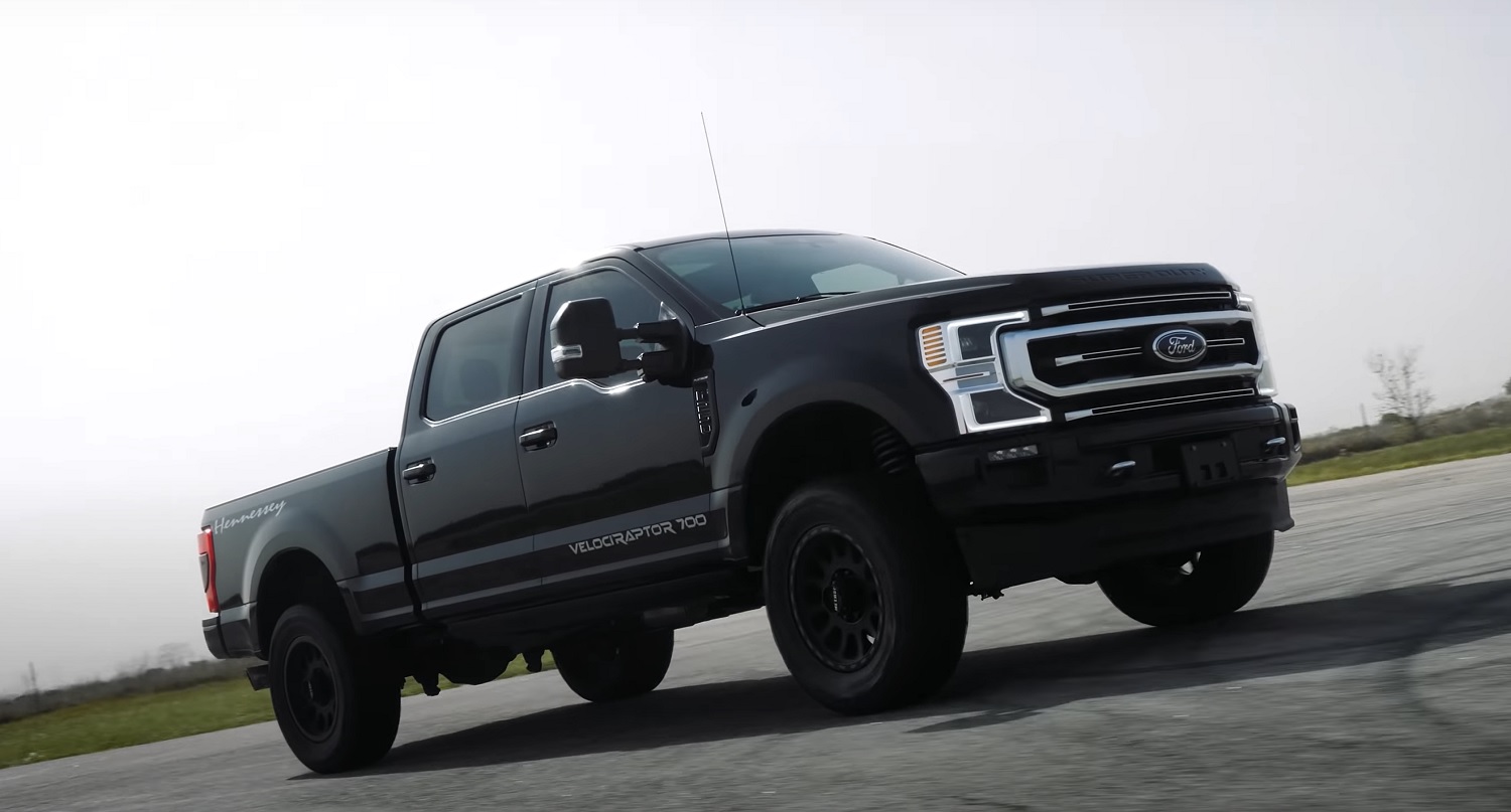Hennessey VelociRaptor 700 2021 Ford F-250 Hits The Dyno, Test Track: Video